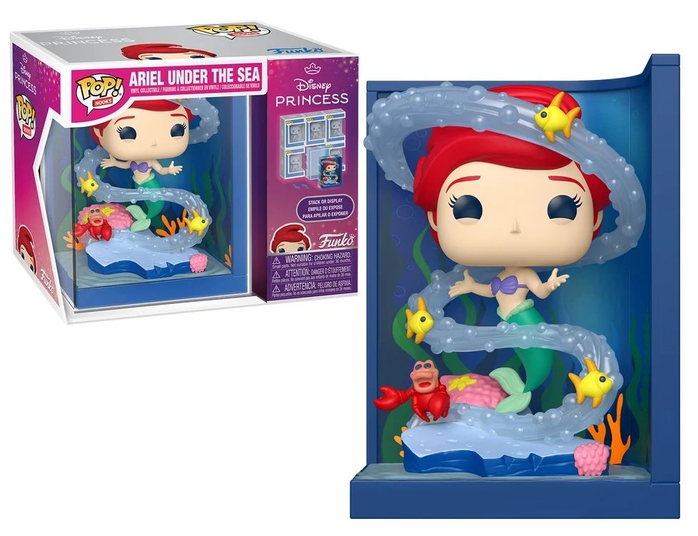 Pop Disney LA PETITE SIRENE Nooks Ariel sous l'Océan - La petite Sirène