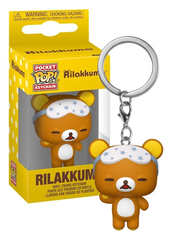 RILAKKUMA Pocket Pop Sleepy - Porte-clés P.O.P.