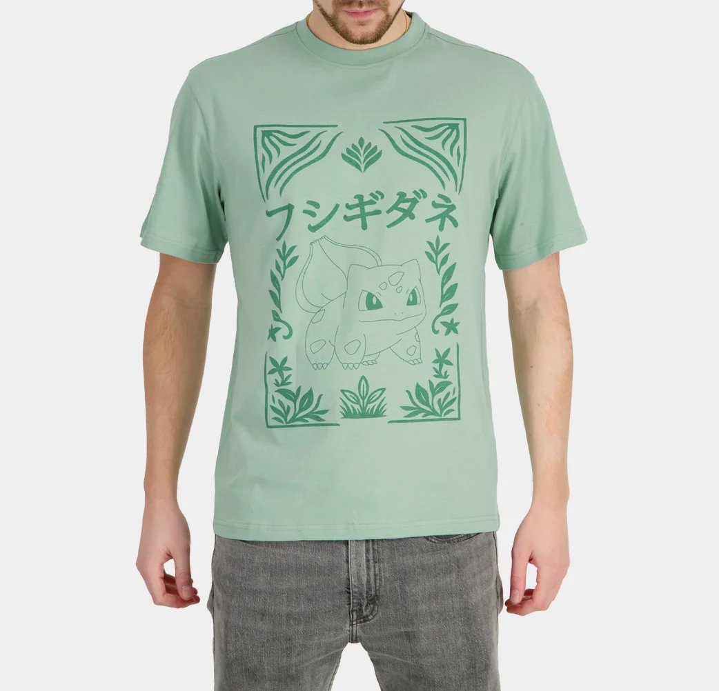 T-shirt Pokémon Bulbizarre T Shirt Homme (L)