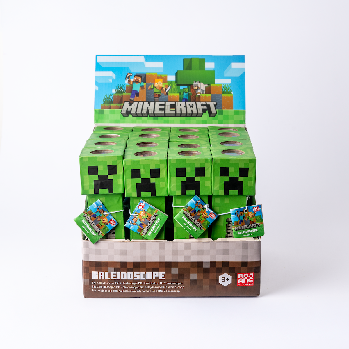 Article Minecraft Creeper Kaléidoscope 3D