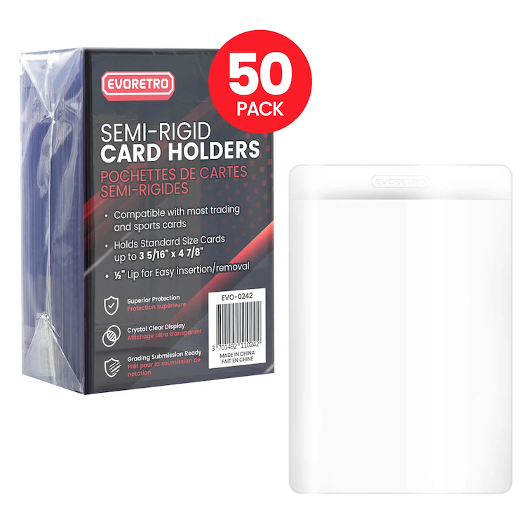 Portefeuille EVORETRO Semi Rigid Card Holders 50pc