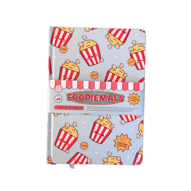 KAWAII Popcorn Notebook Parfumé Premium Format A5 - Papeterie