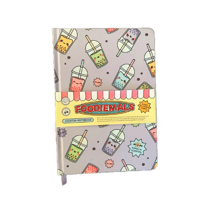 Papeterie KAWAII Bubble Tea Notebook Parfumé Premium Format A5