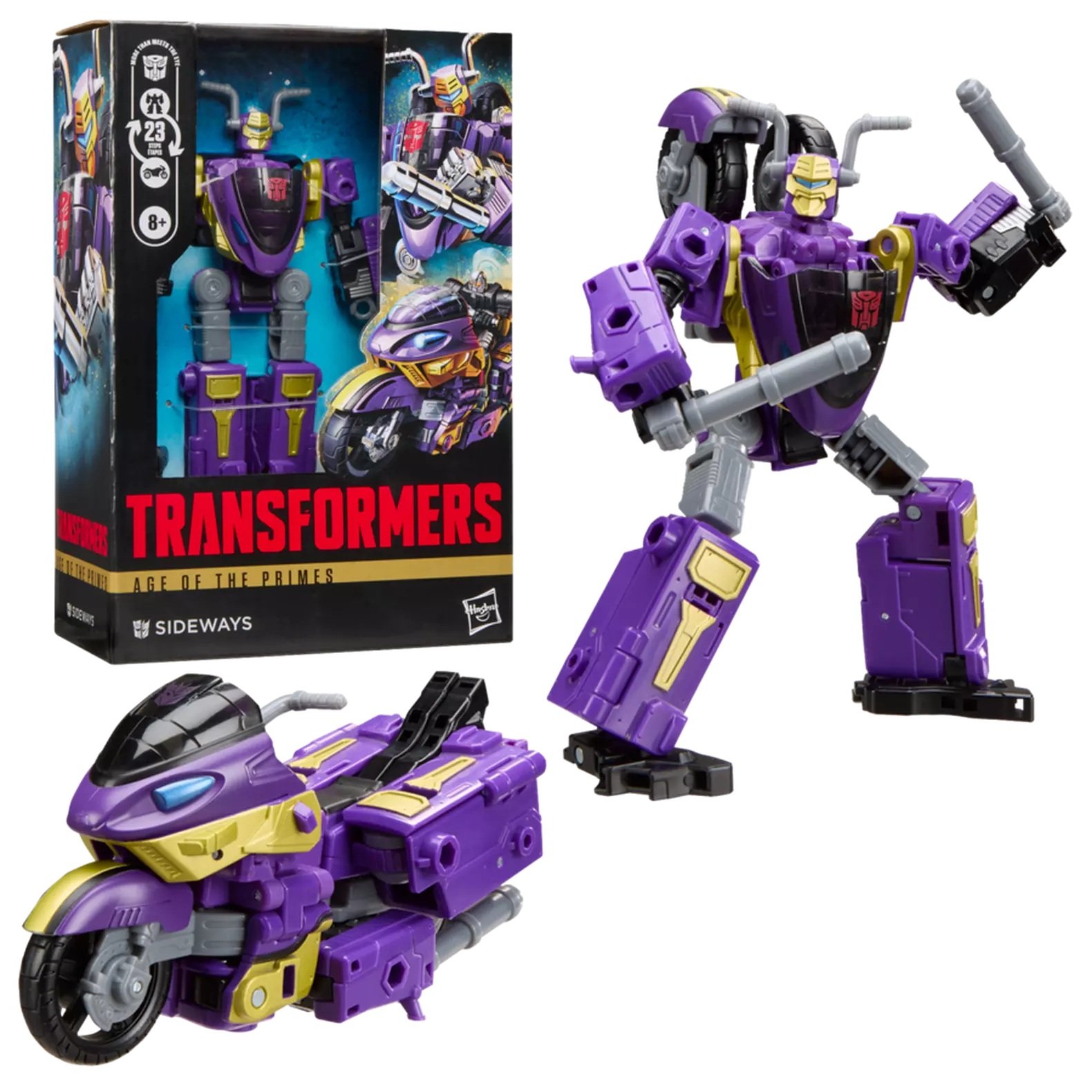 Figurine Transformers Sideways Age of the Primes 14.5cm
