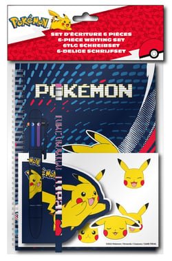 Papeterie Pokémon Pikachu Set d'Ecriture 6pc.