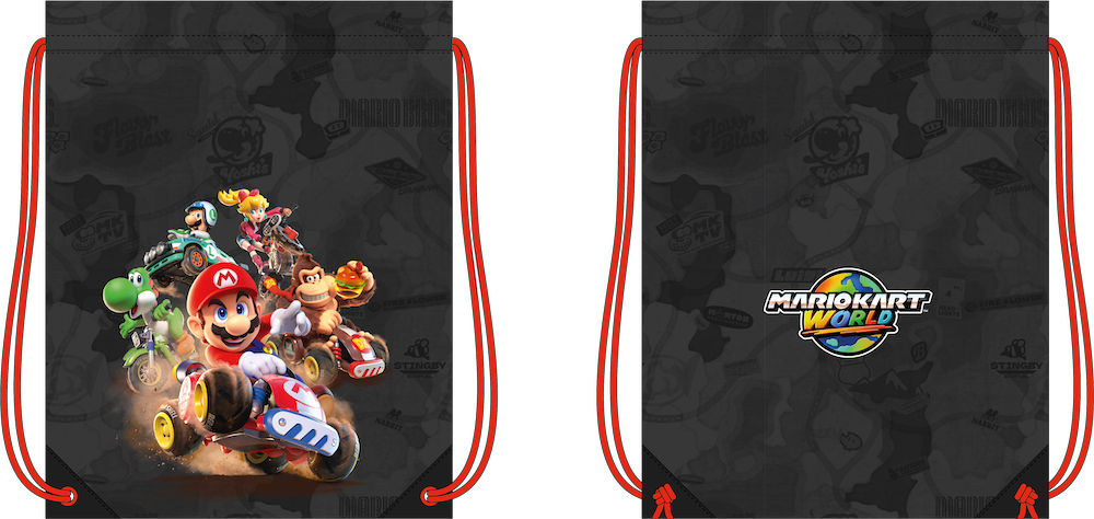 Sac Nintendo MARIO KART WORLD de Gym "46x35cm"