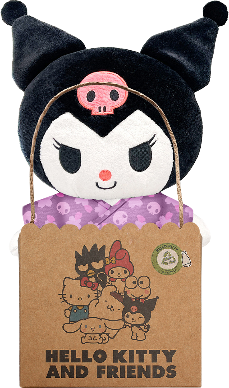 Peluche Hello Kitty Kuromi "Kimono" 24cm