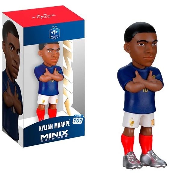 Figurine Football FRANCE Mbappé Minix Coupe du Monde 12cm
