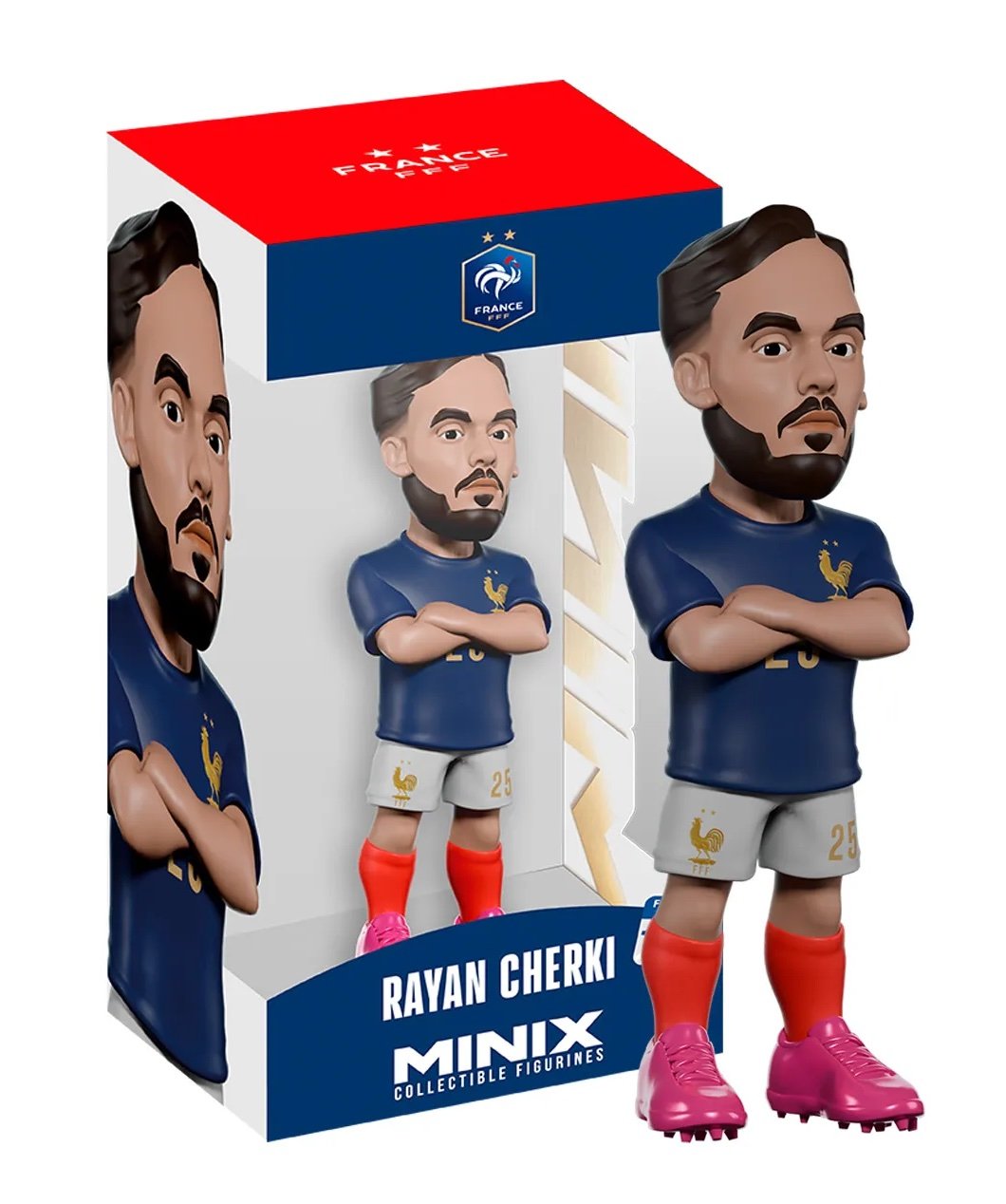 Figurine Football FRANCE Cherki Minix Coupe du Monde 12cm