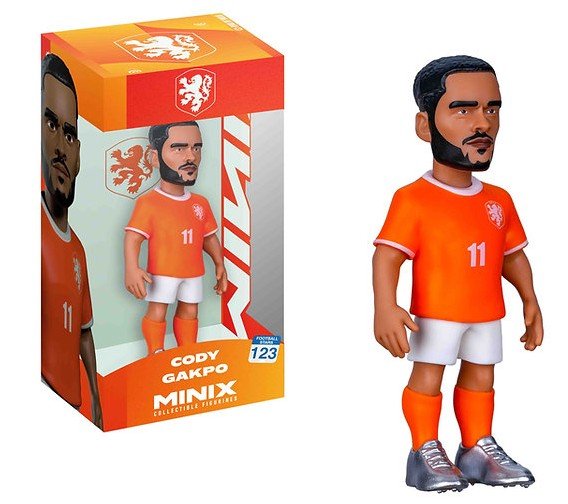 Figurine Football PAYS BAS Gakpo Minix Coupe du Monde 12cm - Football