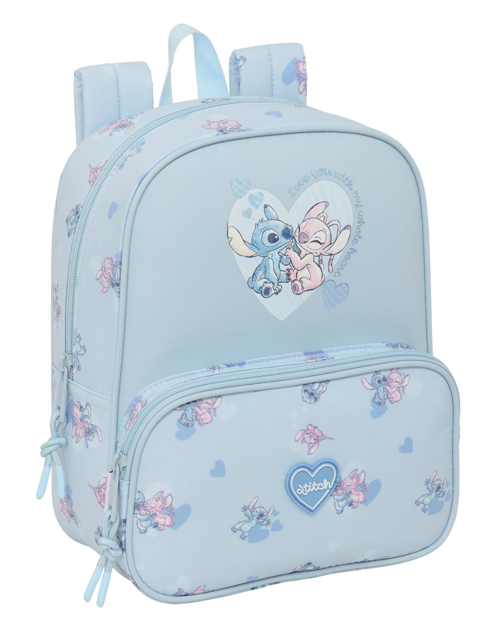 Sac Disney STITCH ANGEL Ohana à dos '27x22x10cm'