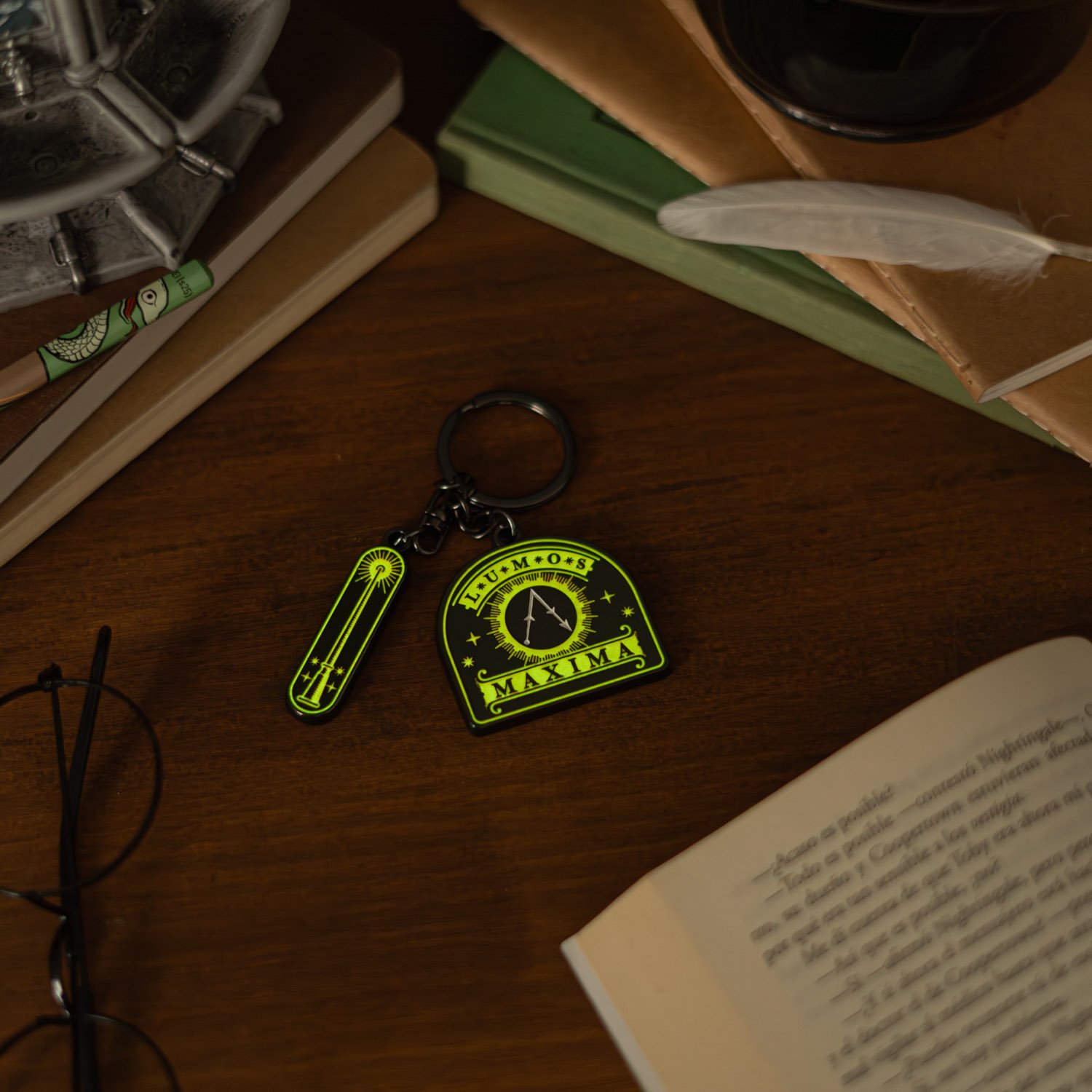 Porte-clés Harry Potter Lumos Maxima Porte clés 'Phosphorescent'