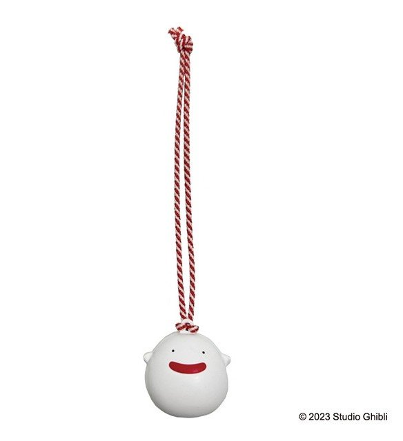 Bijou Ghibli LE GARCON ET HERON Warawara Strap Clochette Netsuke