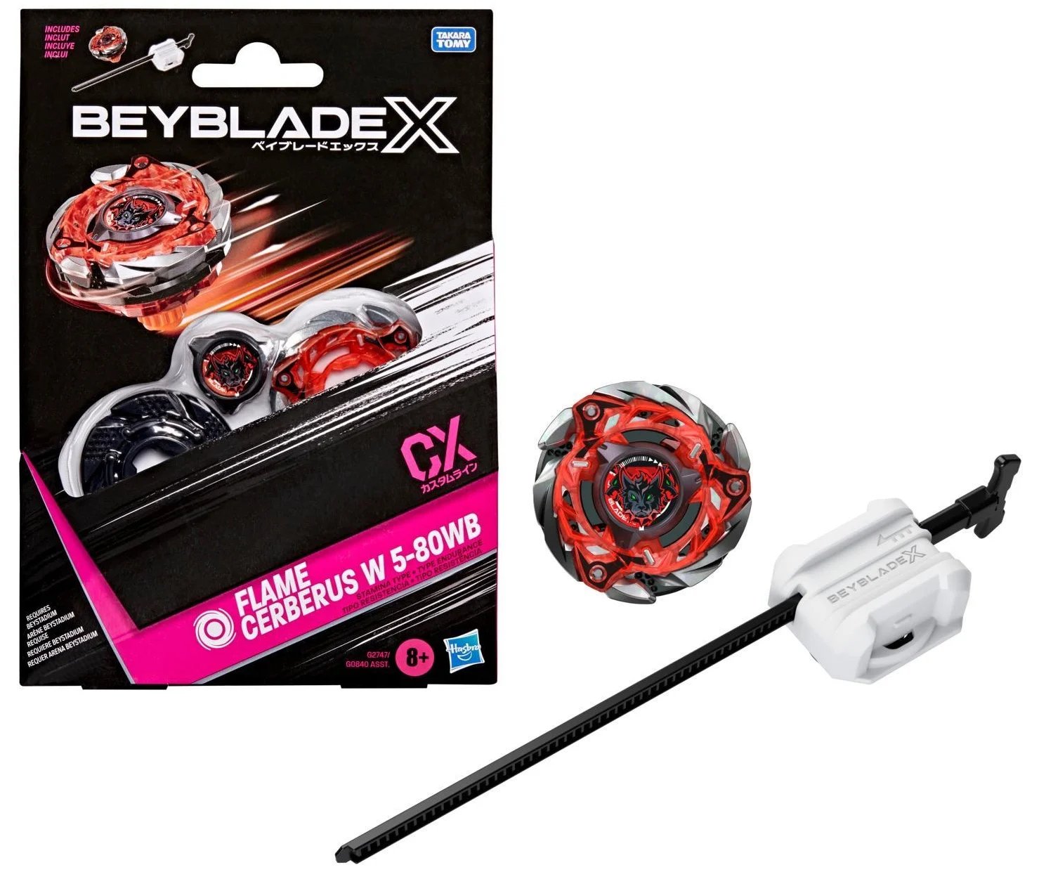 Toupie Beyblade X Flame Cerberus W 5 80WB