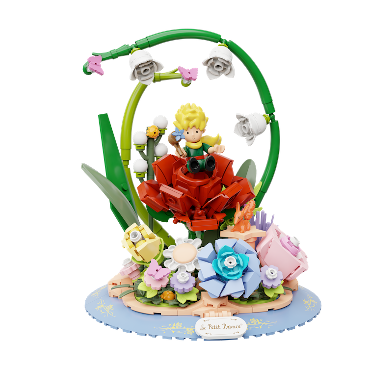 Jeu de construction Le Petit Prince Conte rose Bloc 304 pcs - Le Petit Prince
