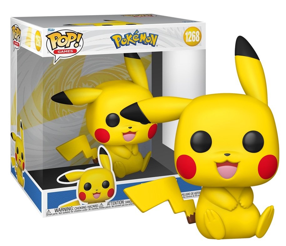Pop Pokémon JUMBO N° 1268 Pikachu (Assis)