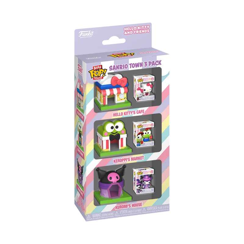 Pop Hello Kitty Bitty Town 3pk Sanrio