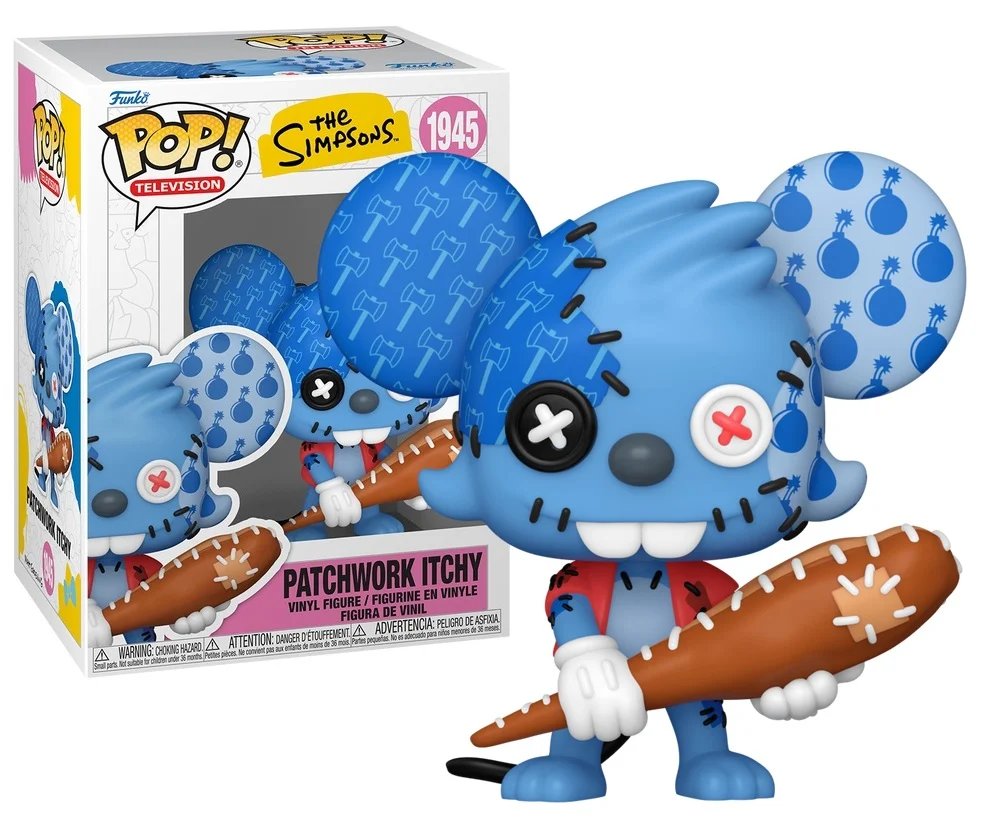Pop Simpsons LES Animation N° 1945 Itchy Patchwork