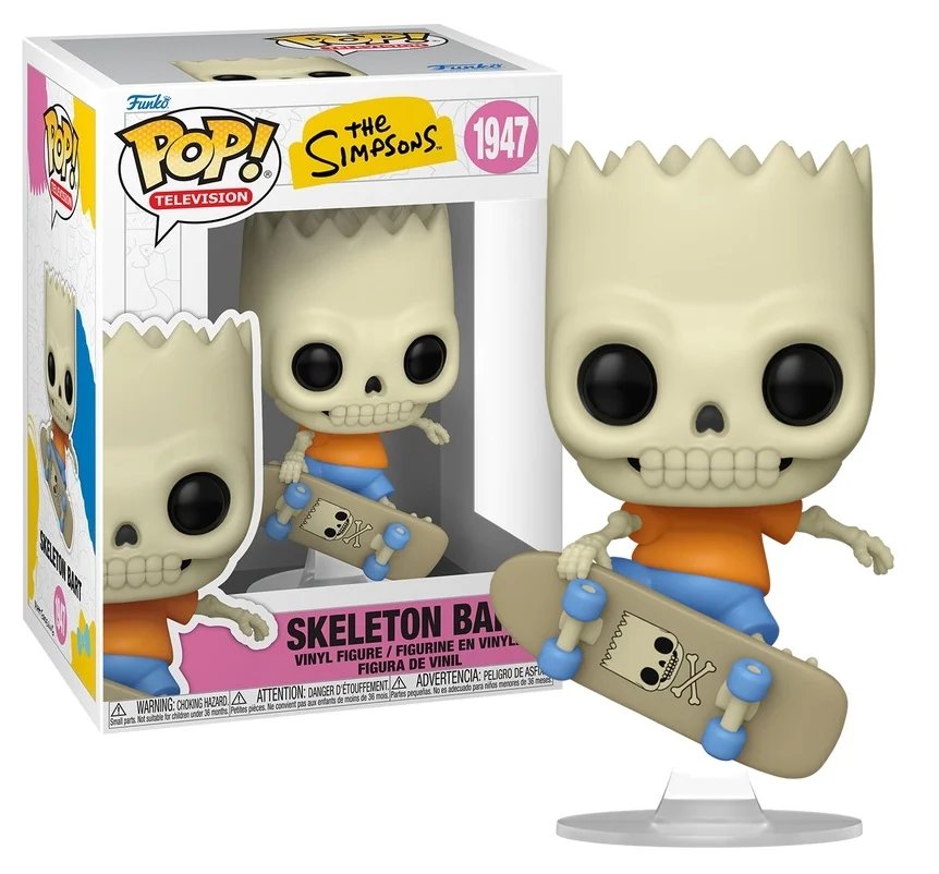 Pop Simpsons LES Animation N° 1947 Bart Squelette