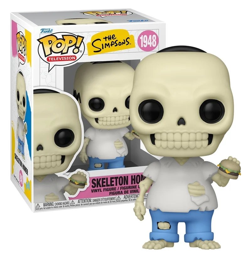 Pop Simpsons LES Animation N° 1948 Homer Squelette