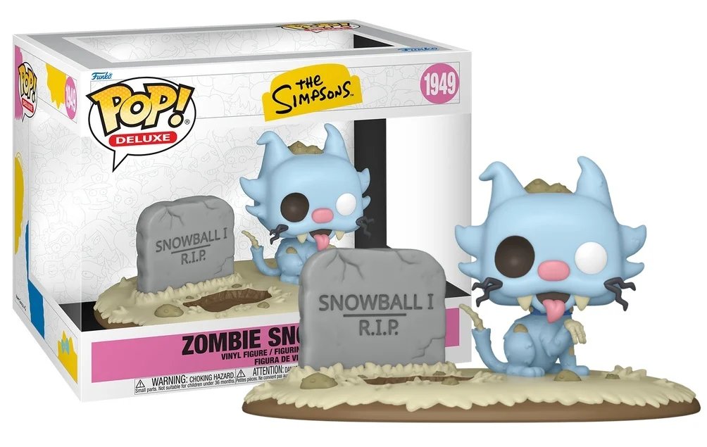 Pop Simpsons LES Deluxe N° 1949 Boule de Neige zombie - Simpsons