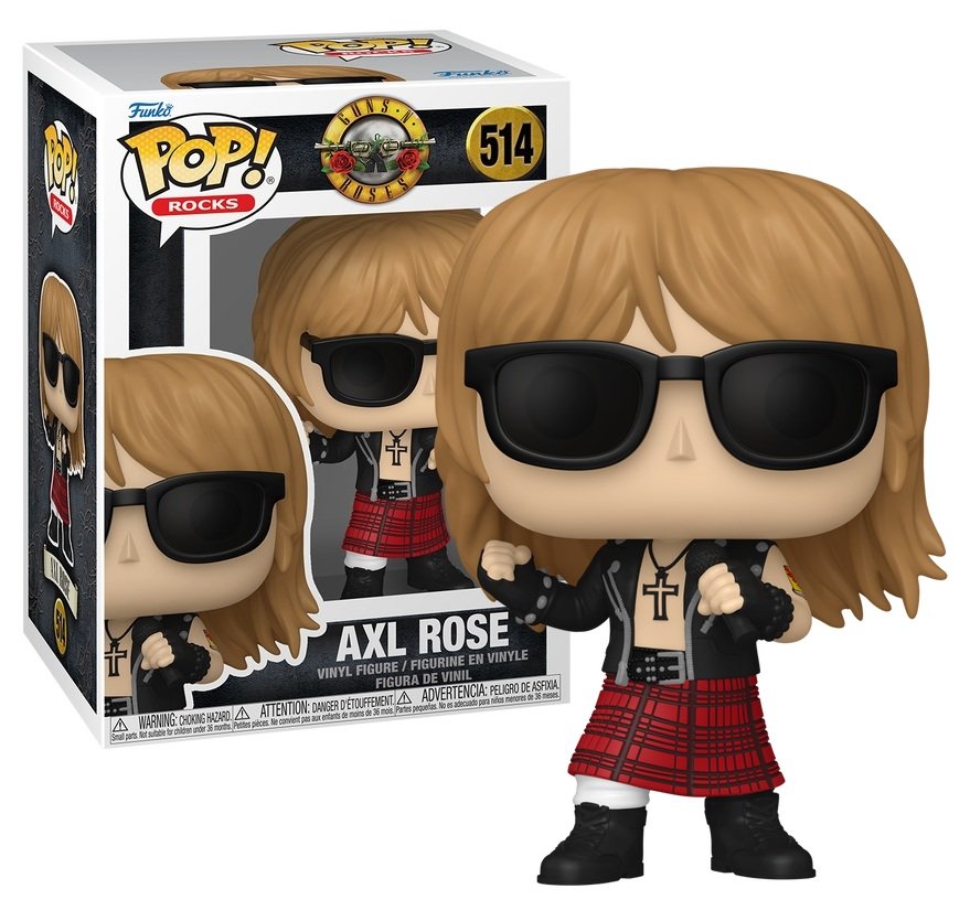 Pop Guns N Roses Rocks 514 Axl Rose (Live and Let Die) - Guns N`Roses