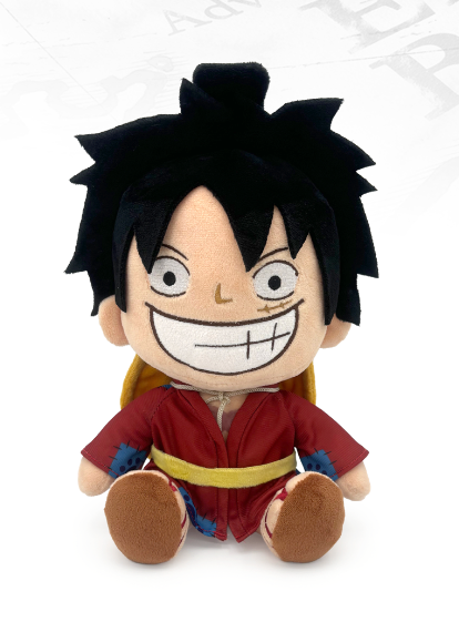 Peluche One Piece Luffy Wano Sitting 22cm