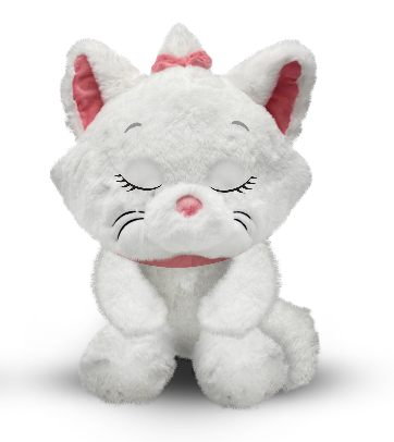 Peluche Disney Marie Lestée 60cm (1,5kg) - Les Aristochats