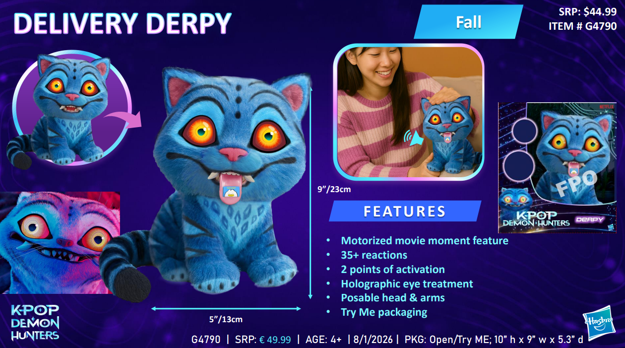 Figurine K-Pop Demon Hunters K POP Delivery Derpy 23cm