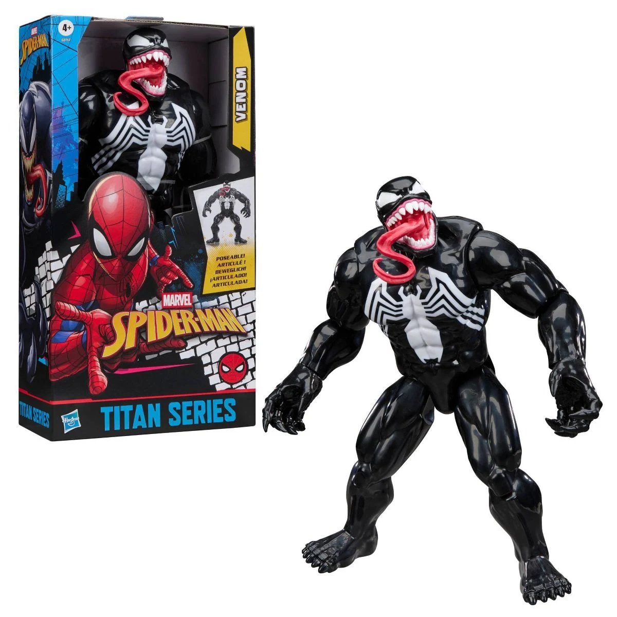 Figurine Marvel Spider Man Titan Series Venom Deluxe Action 30 cm - Venom