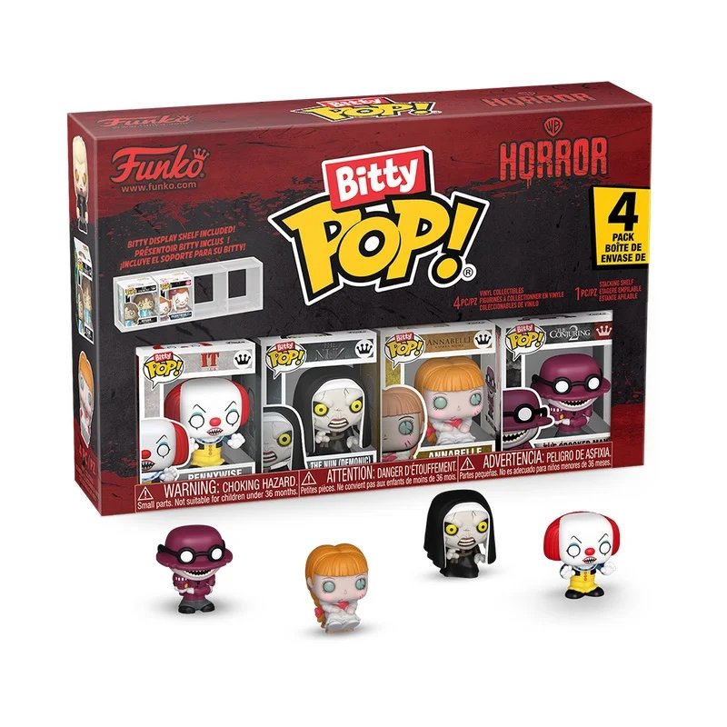 Pop Ca HORROR Bitty 4 Pack 2.5cm Pennywise - Ça