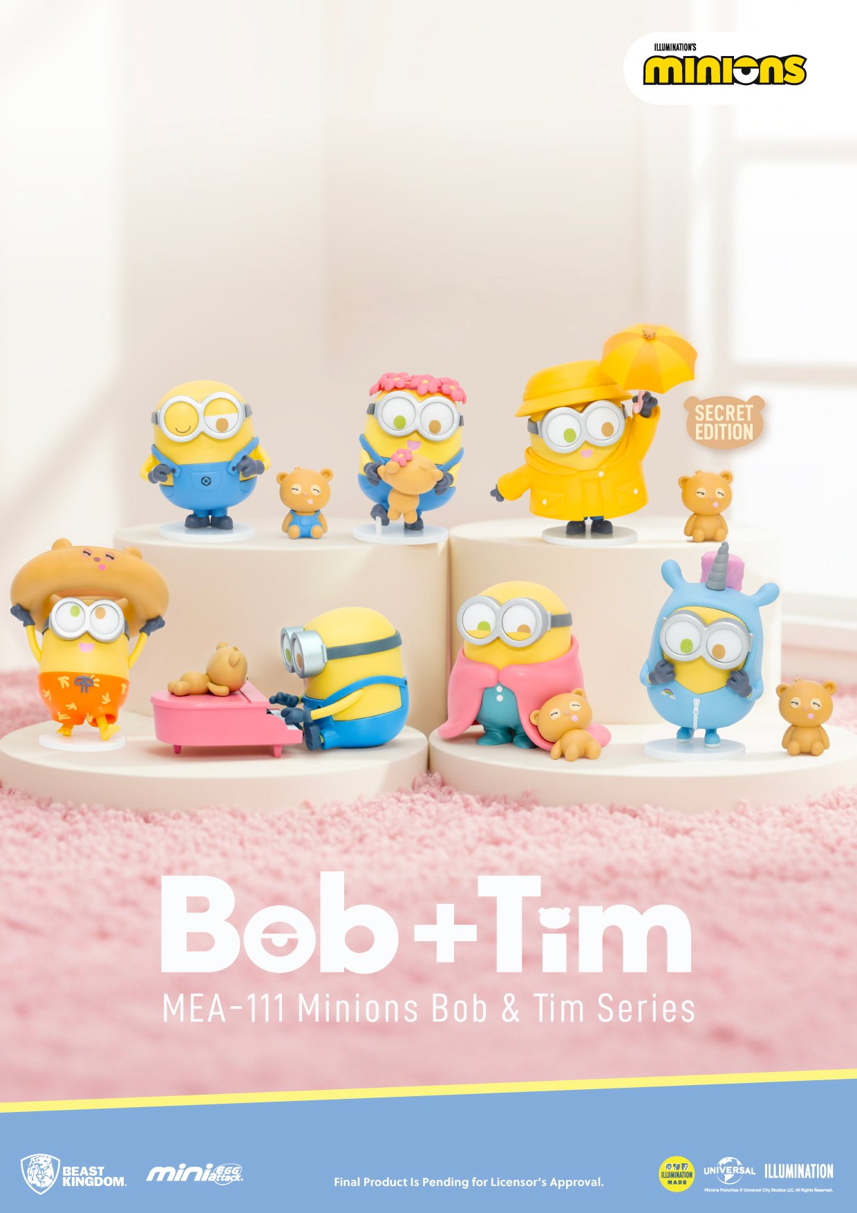 MINIONS - Bob Tim Series Set 6 - Figurine 6,3 cm