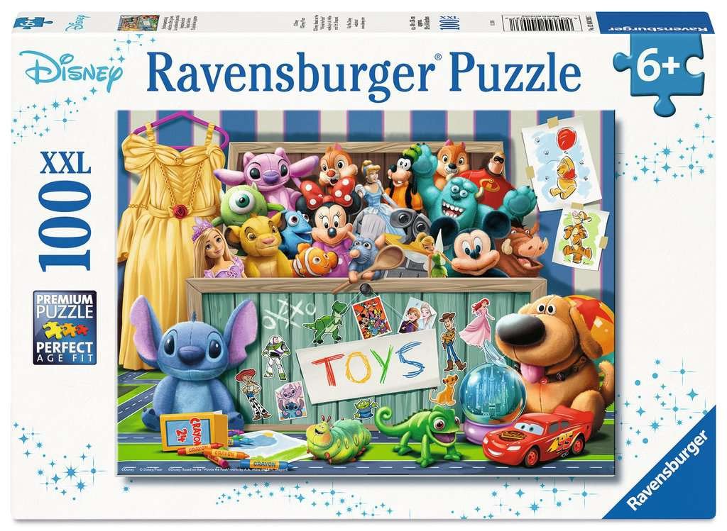 Puzzle Disney Le Coffre à jouets magique 100P