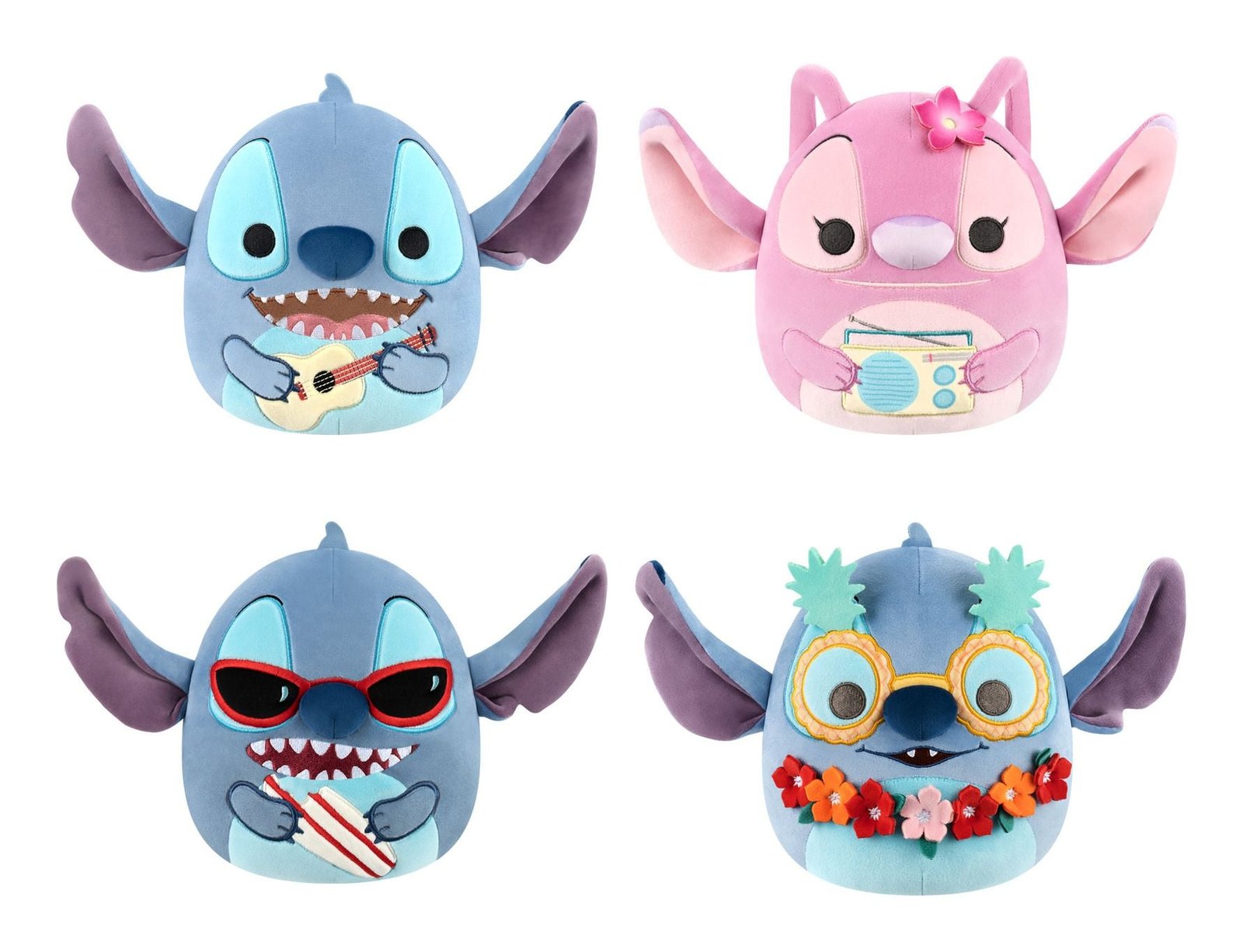 Peluche Disney SQUISHMALLOWS Little 20cm Stitch Assort. 6pcs