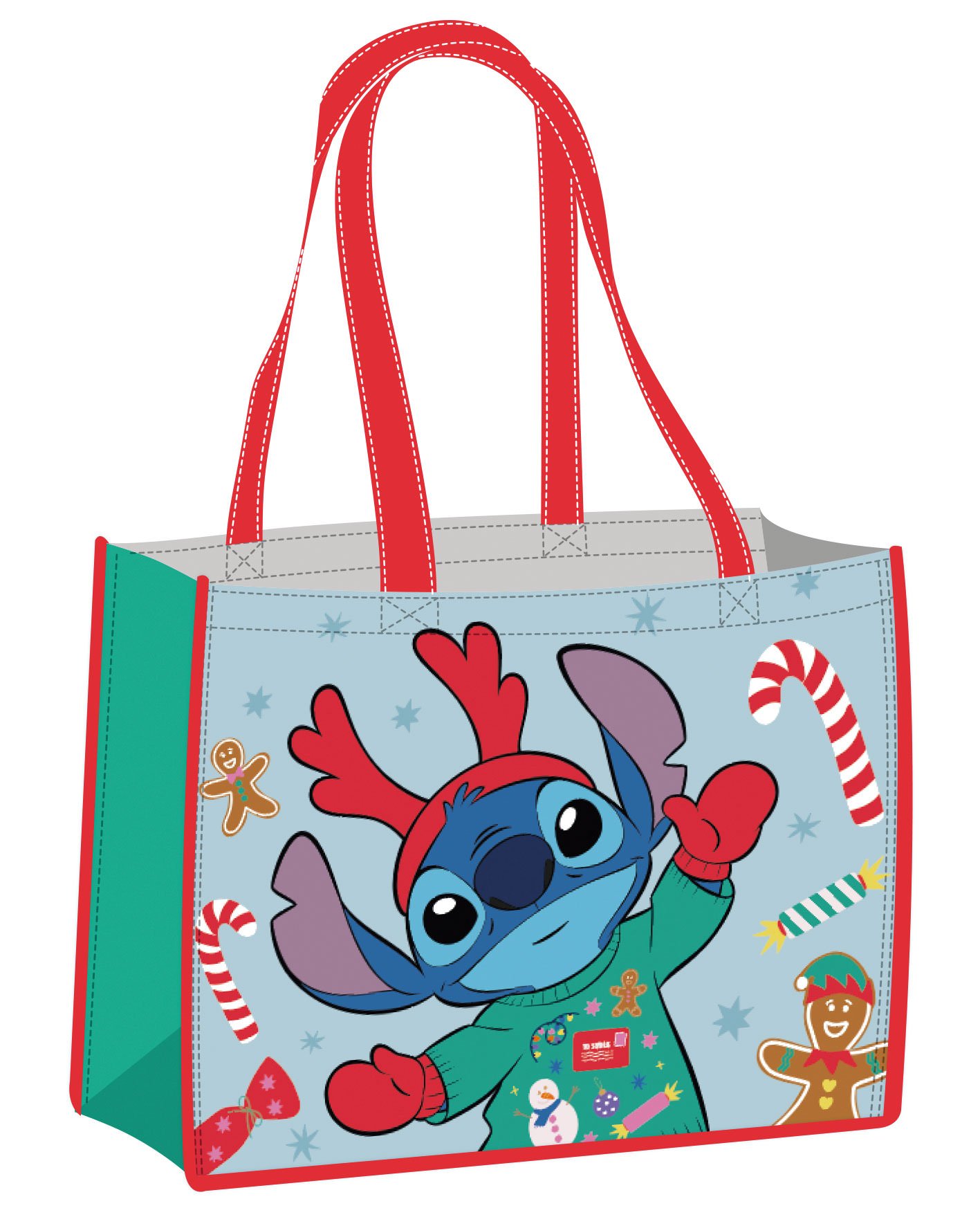 Sac Disney Stitch "Xmas" Shopping Bag