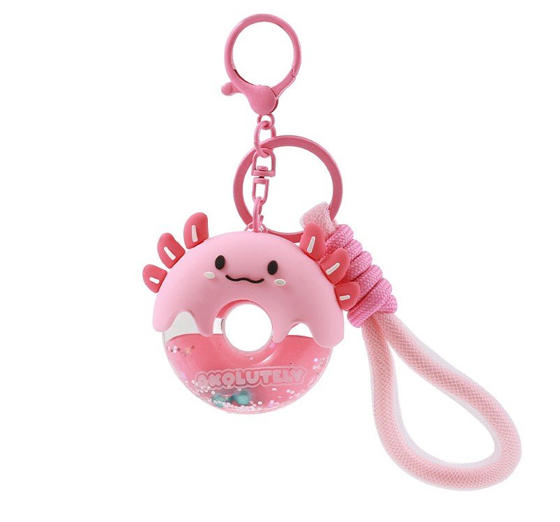 KAWAII Donut Axolutely Porte Clés - Porte-clés