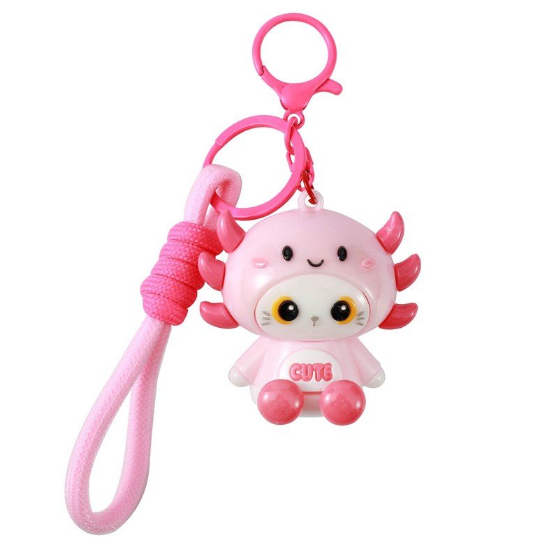 Porte-clés KAWAII Hoodie Axolutely Porte Clés