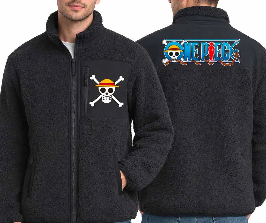Pull One Piece Logo Veste Polaire Sherpa (M)