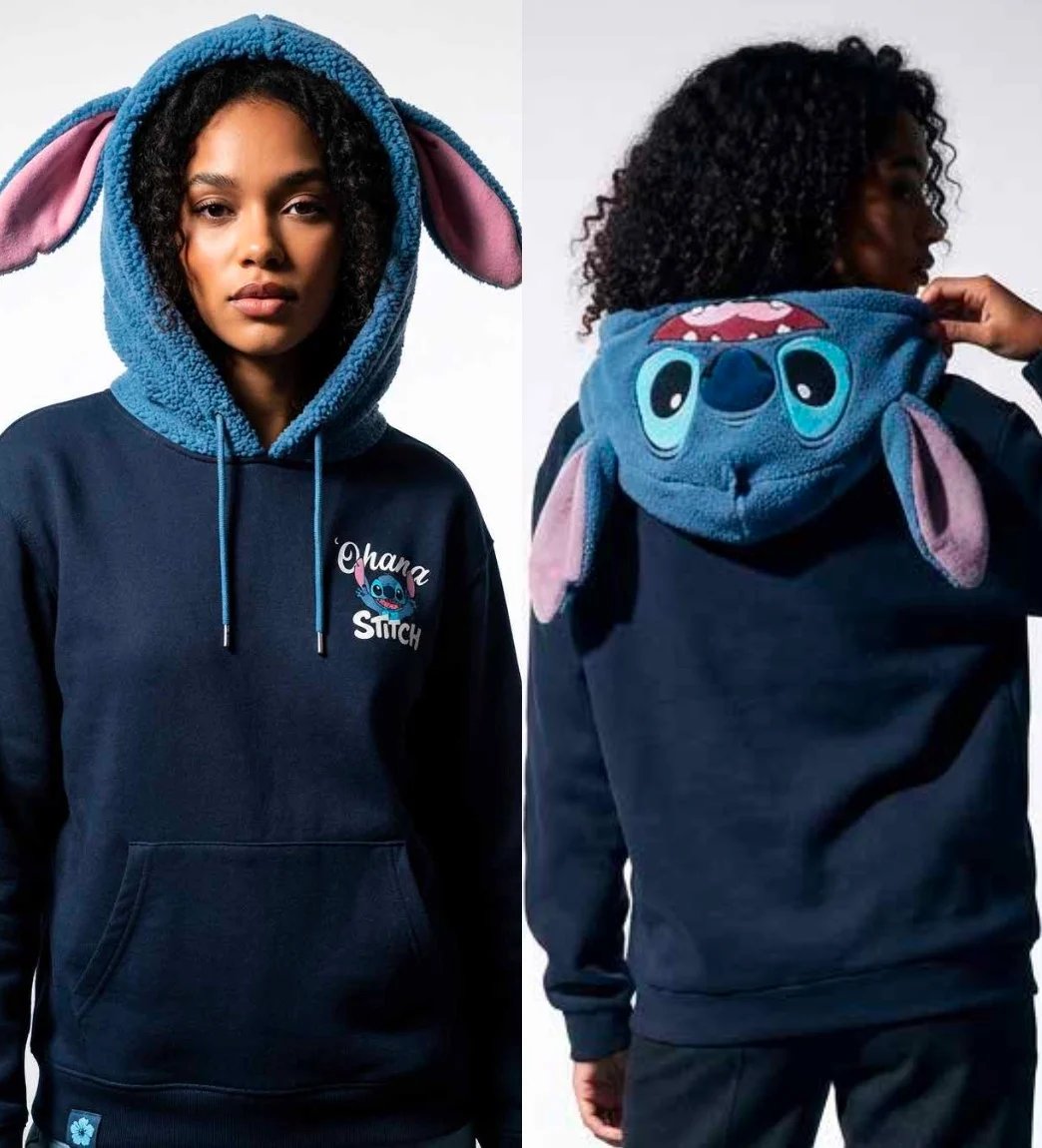 Pull Disney LILO STITCH Hoodie Sherpa (L)