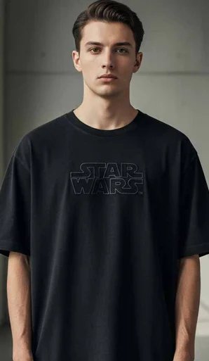 T-shirt Star Wars Logo T Shirt Oversize (XXL)