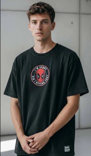 T-shirt Marvel Deadpool T Shirt Oversize (XXL)