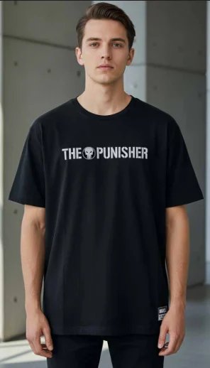 T-shirt Marvel The Punisher T Shirt Oversize (L)