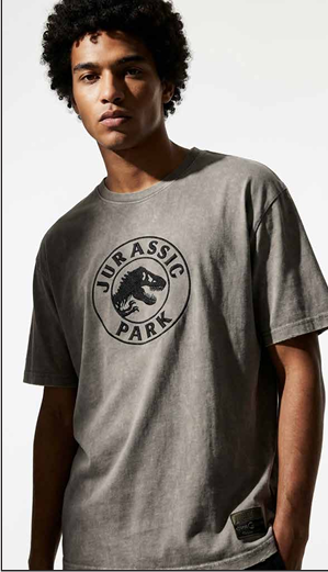 T-shirt Jurassic Park Logo T Shirt Oversize (XL)
