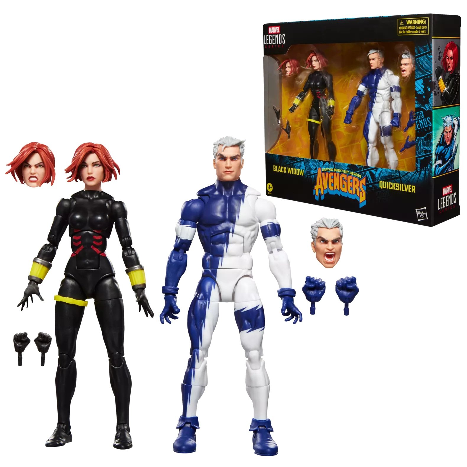 MARVEL - Black Widow Quicksilver Legend Series - Figurine 15 cm