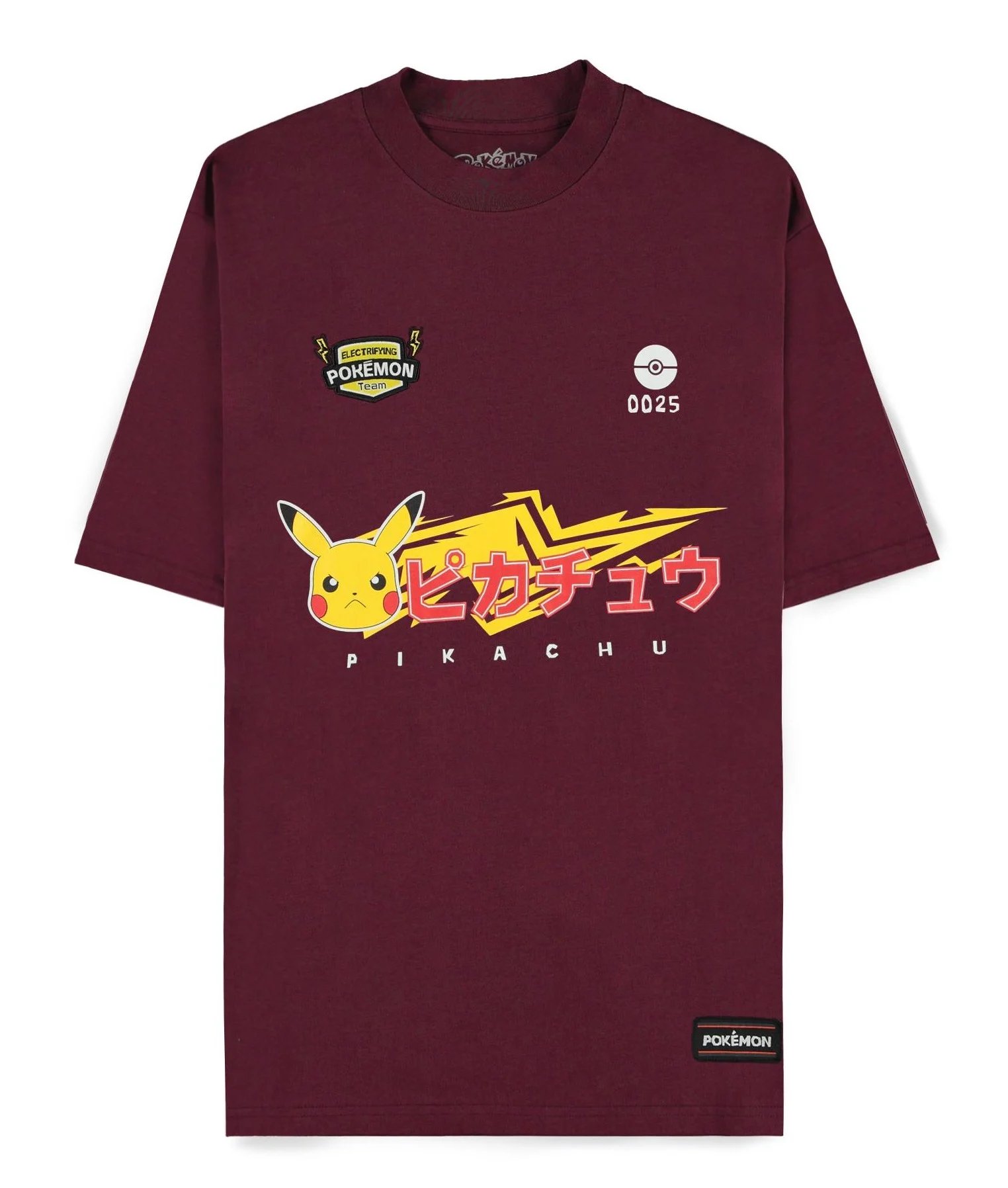 T-shirt Pokémon Pikachu T Shirt Loose Fit Homme (S)