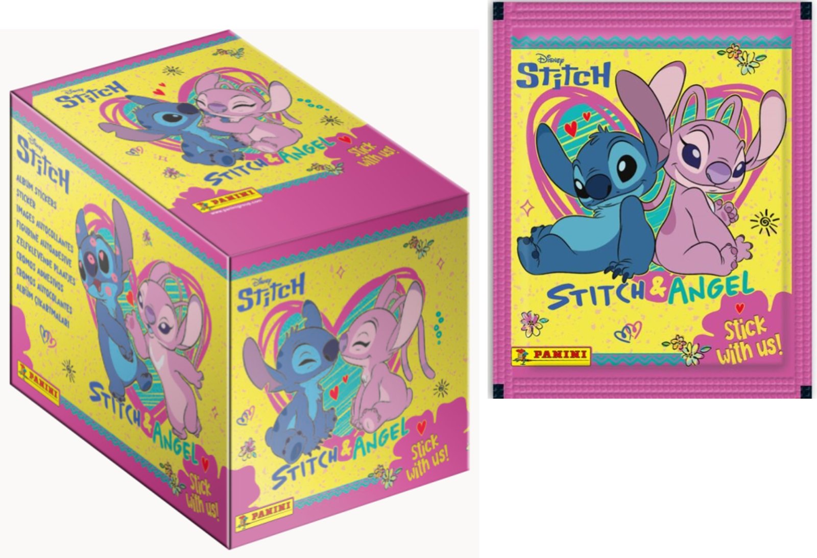 Sticker Disney STICTH Panini Display 36 Pochette 5 Stickers