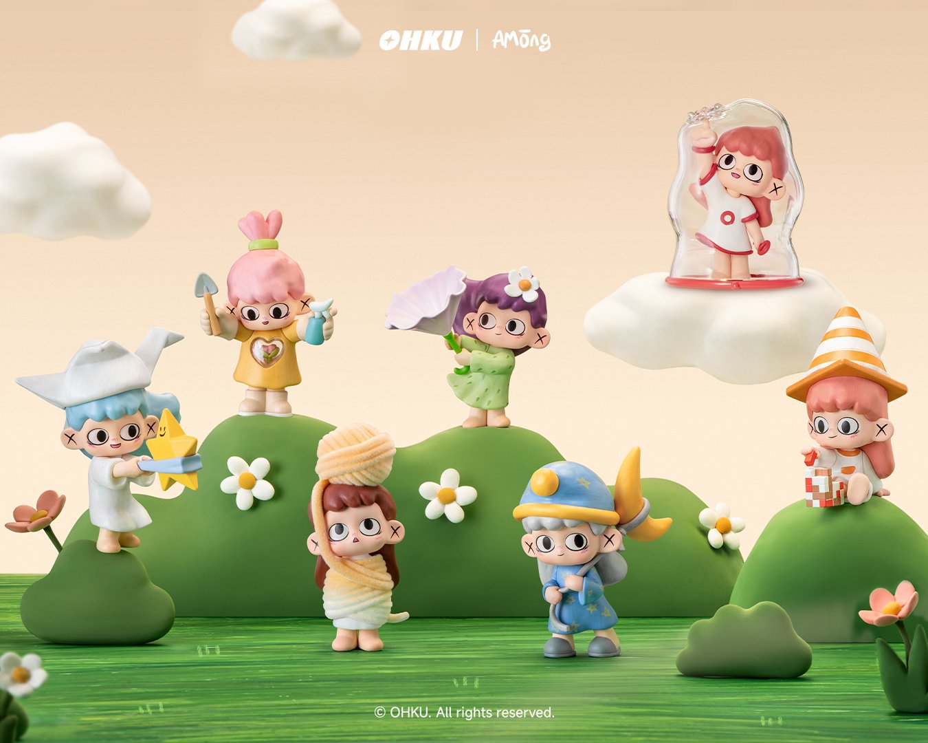 Blind box OHKU Among Dreams Series (6pcs) 9cm