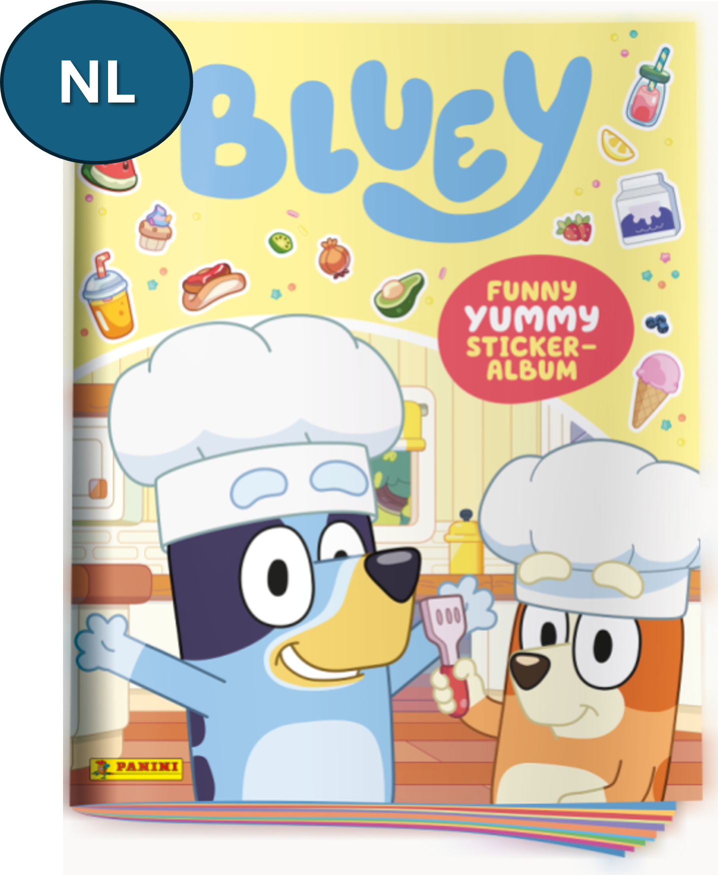 Sticker Cartoons BLUEY Panini Album NL