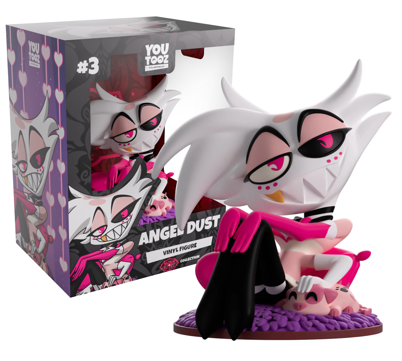 Figurine Hazbin Hotel Angel Dust Youtooz 10cm