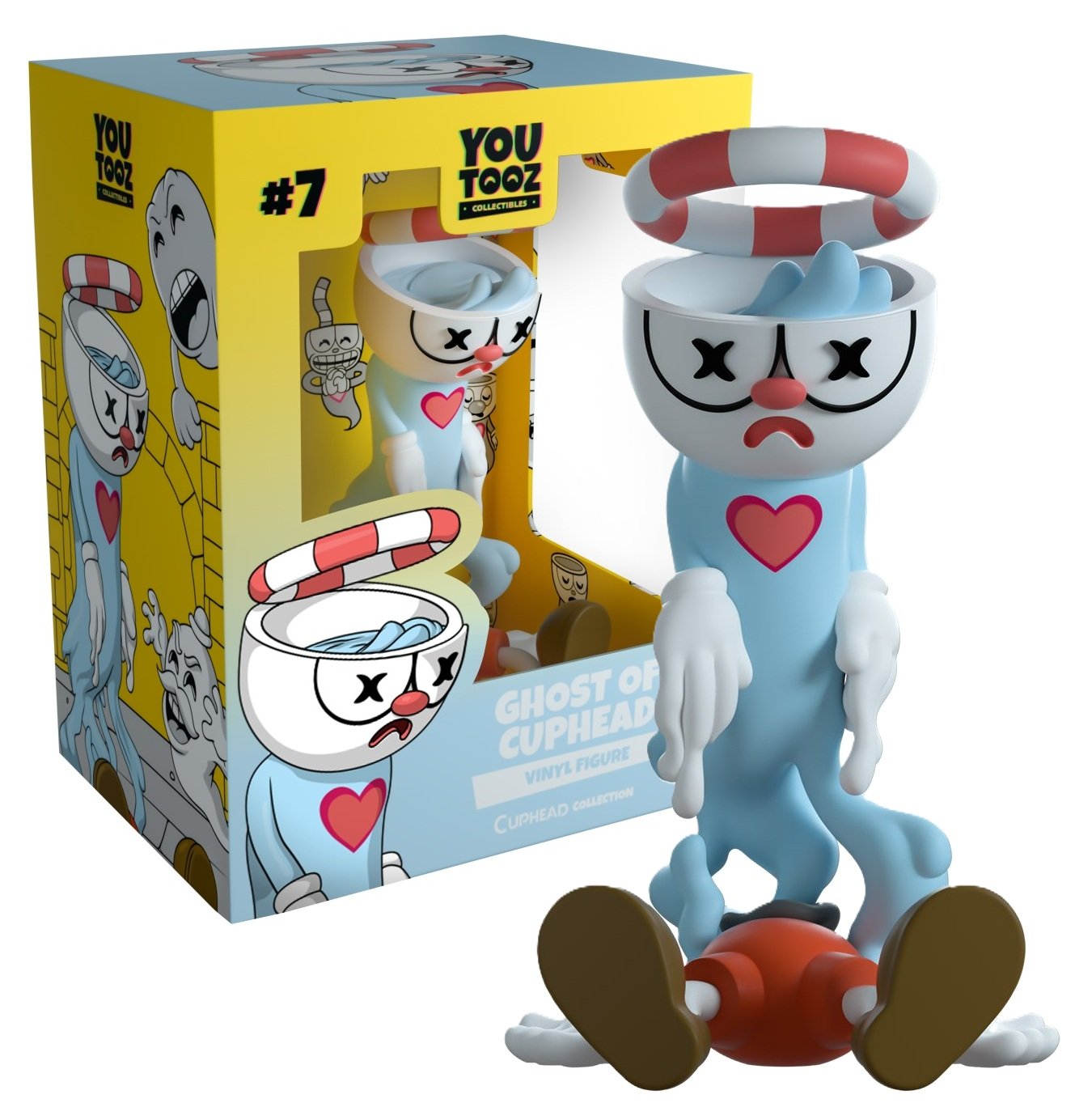 Figurine Cuphead Fantome de Youtooz 12.7cm - Cuphead